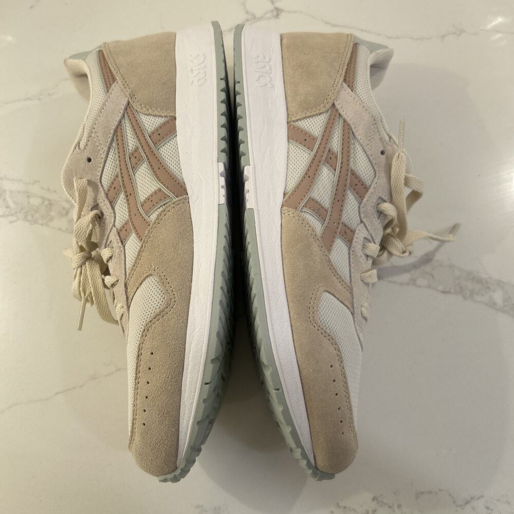 NEW ASICS LYTE CLASSIC Sportstyle Shoes 1202A306 Birch Dusty Steppe Womens Sz 11 - Picture 6 of 14